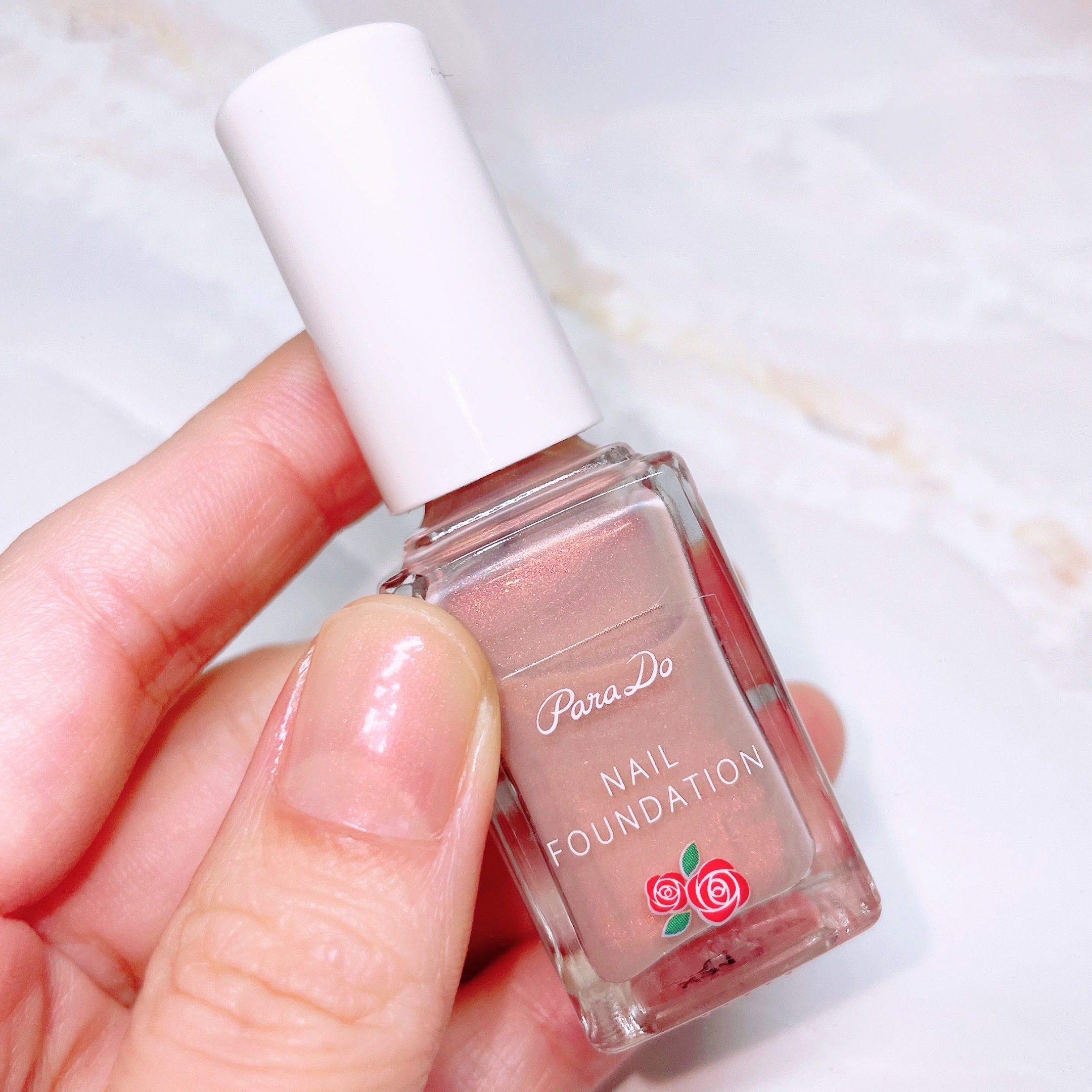 ネイルファンデーション/パラドゥ/マニキュアを使ったクチコミ（2枚目）