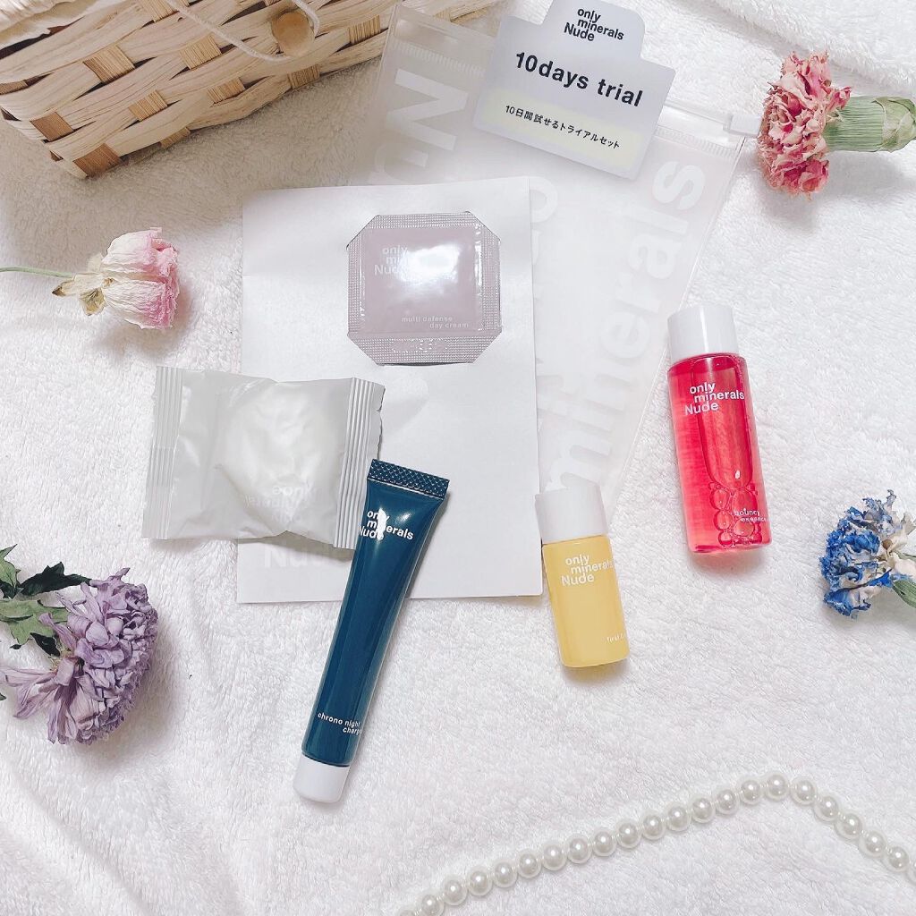 オンリーミネラルトライアルキット(旧)/ONLY MINERALS/メイクブラシを使ったクチコミ（1枚目）
