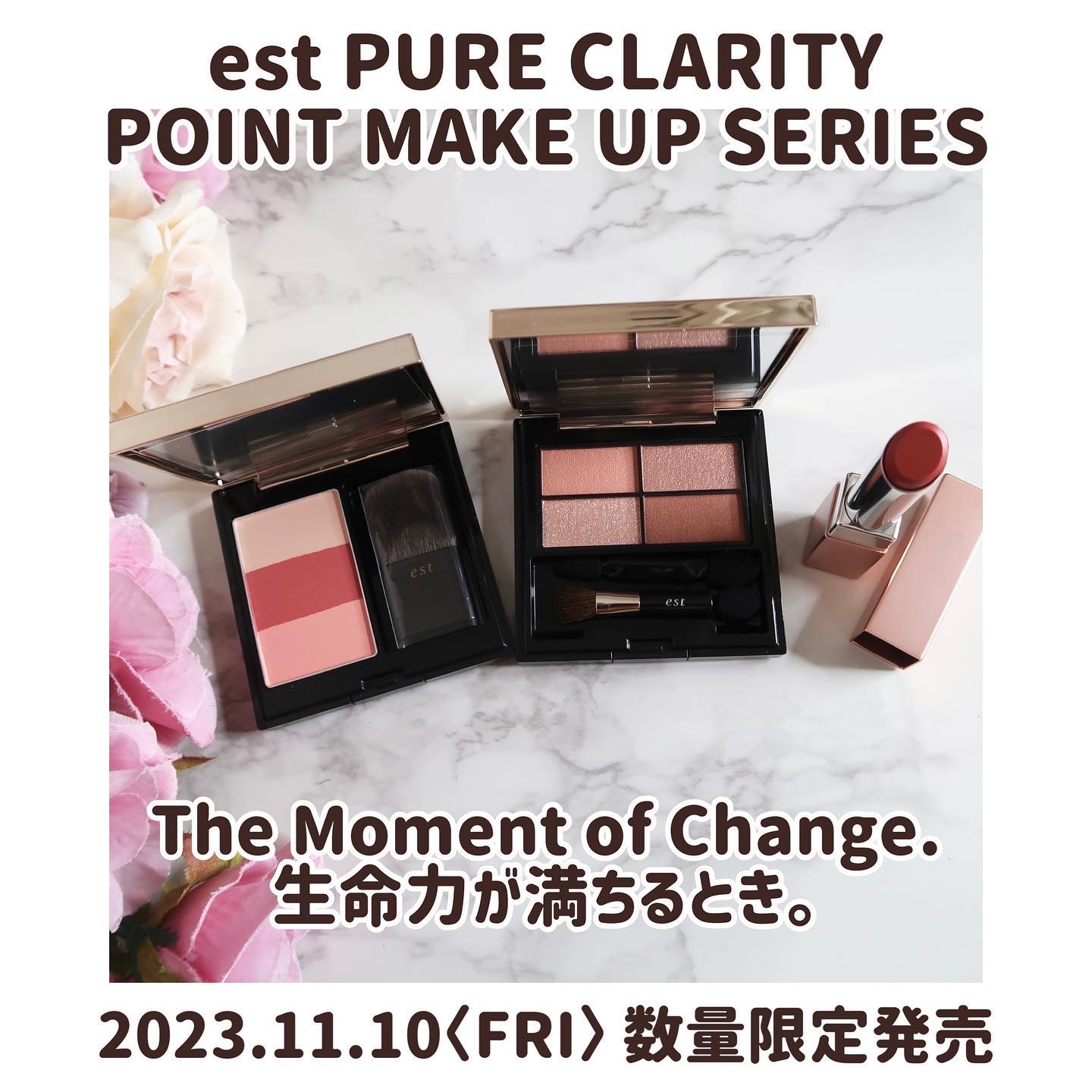 ピュア クラリティ シアー アイシャドウ/est/アイシャドウパレットを使ったクチコミ（1枚目）