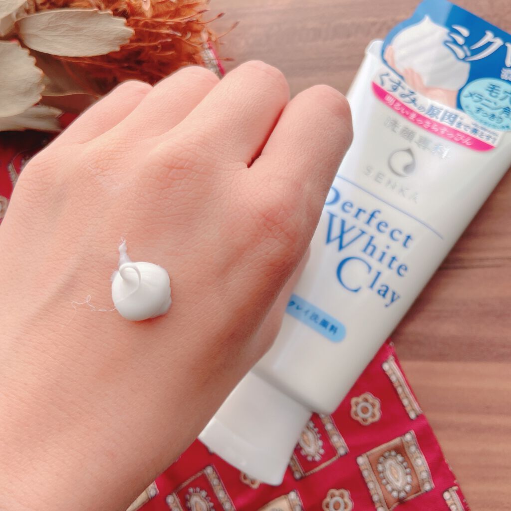 パーフェクトホワイトクレイ/SENKA(専科)/洗顔フォームを使ったクチコミ(3枚目)