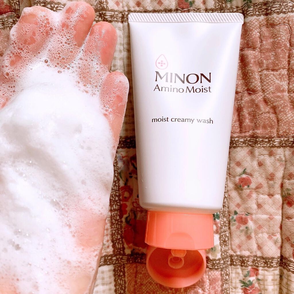 アミノモイスト モイストクリーミィ ウォッシュ/ミノン/洗顔フォームを使ったクチコミ(3枚目)