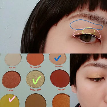 Yes,Please! Shadow Palette/ColourPop/パウダーアイシャドウを使ったクチコミ（3枚目）