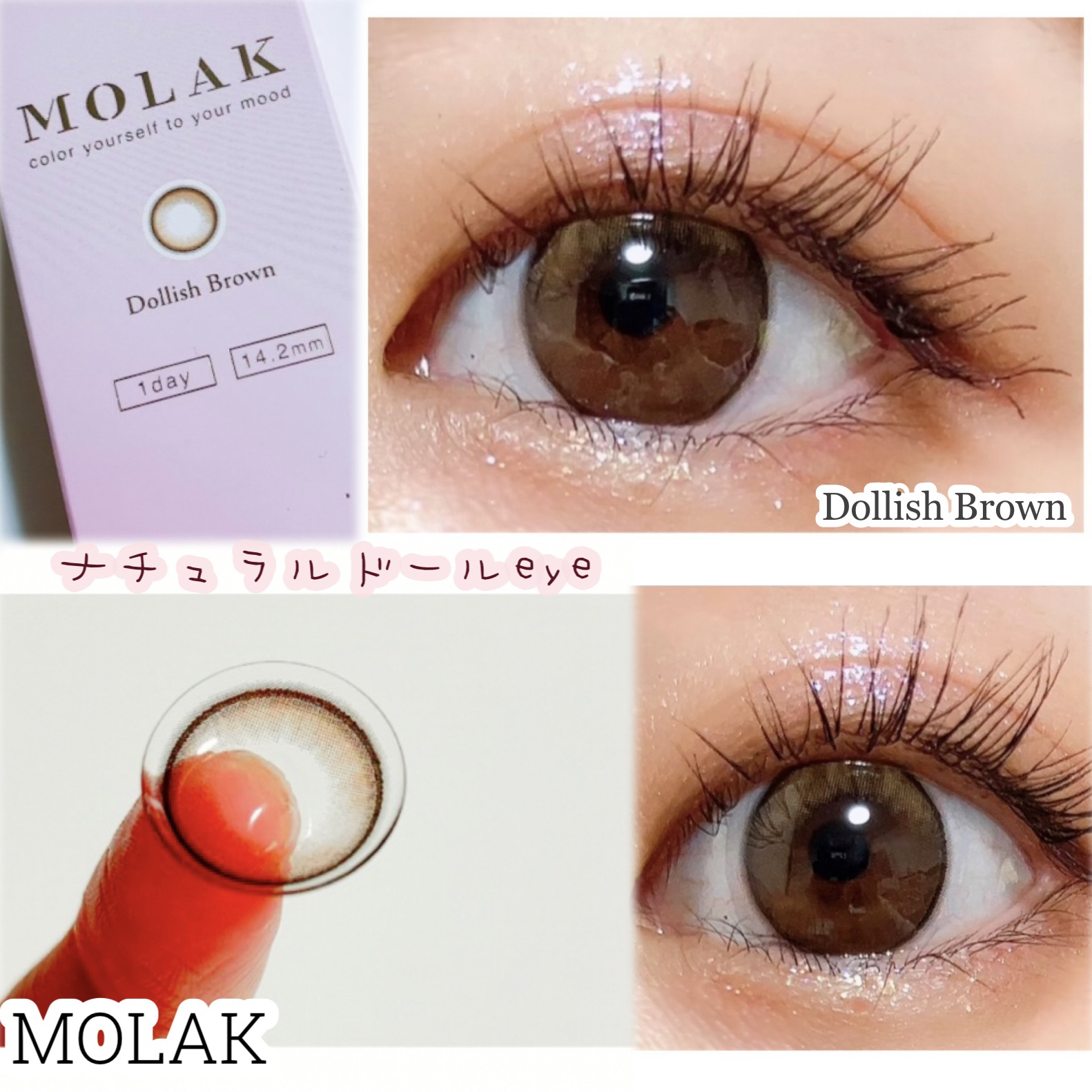MOLAK 1day/MOLAK/ワンデー（１DAY）カラコンを使ったクチコミ（1枚目）