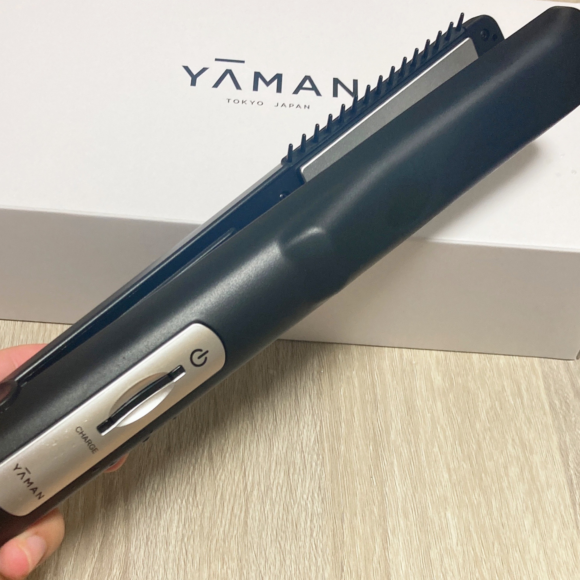 超音波トリートメント シャインプロ/YA-MAN TOKYO JAPAN/その他ヘアアイロンを使ったクチコミ（2枚目）