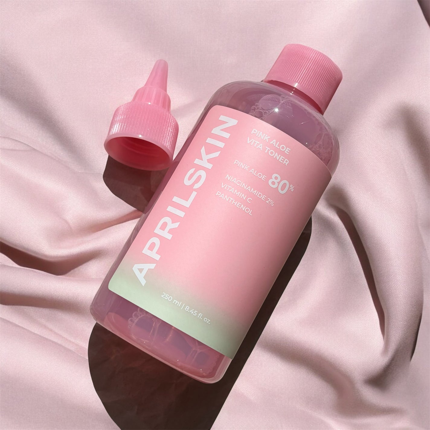 ピンクアロエビタトナー/APRILSKIN/化粧水を使ったクチコミ(2枚目)