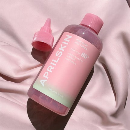 ピンクアロエビタトナー/APRILSKIN/化粧水を使ったクチコミ(2枚目)