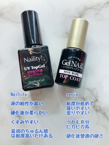 Naility！ ステップレスジェル UVトップジェル/Naility!/ネイルトップコート・ベースコートを使ったクチコミ（2枚目）