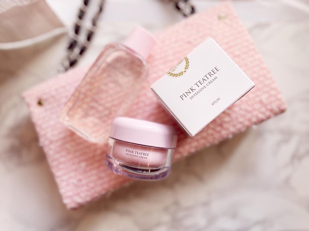 ピンクティーツリークリーム/APLIN/フェイスクリームを使ったクチコミ（1枚目）