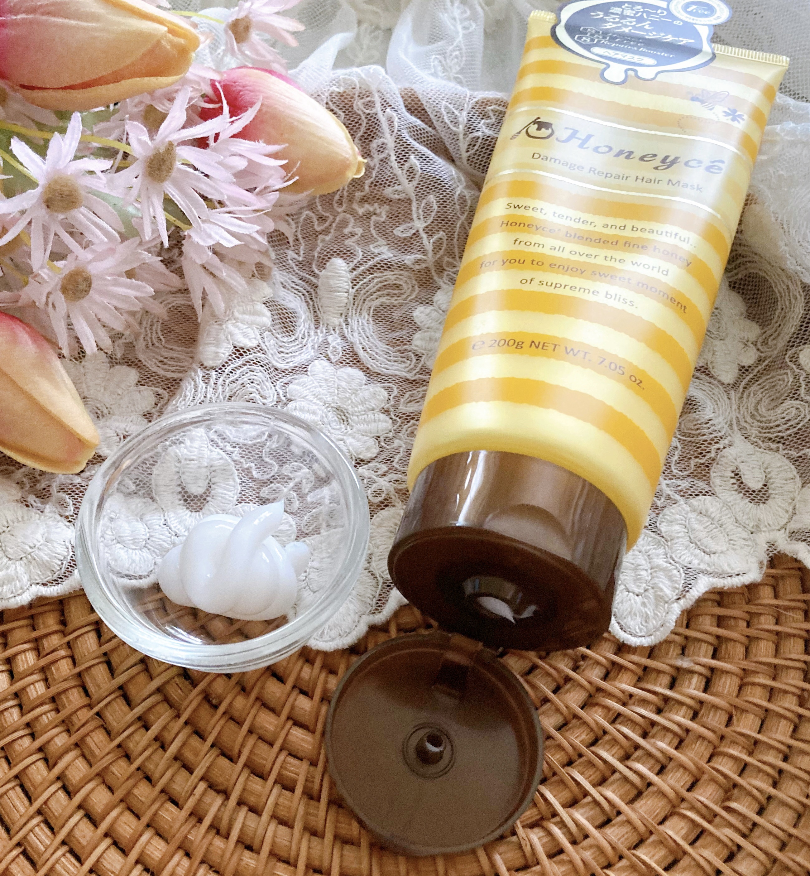 ハニーチェ ダメージリペア ヘアマスクY  R/ハニーチェ/ヘアマスク・ヘアパックを使ったクチコミ（2枚目）