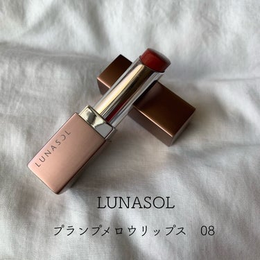 プランプメロウリップス 08 Soft Suede/LUNASOL/口紅を使ったクチコミ（1枚目）