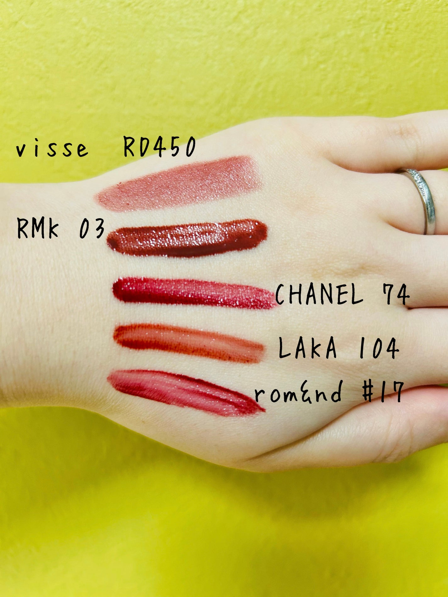 ジューシーラスティングティント/rom&nd/リップティントを使ったクチコミ(2枚目)