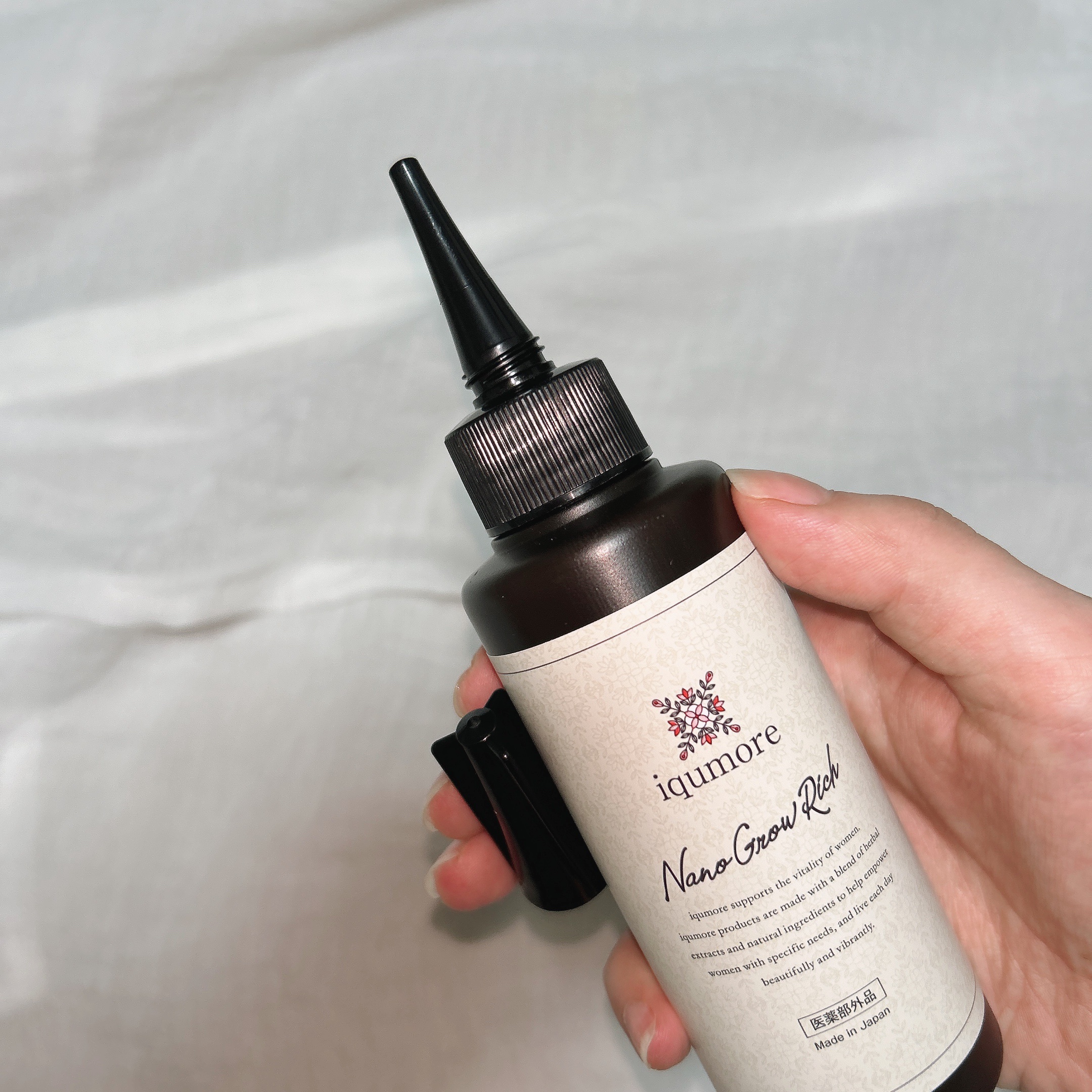 ナノグロウリッチ/iqumore/頭皮ローションを使ったクチコミ（3枚目）