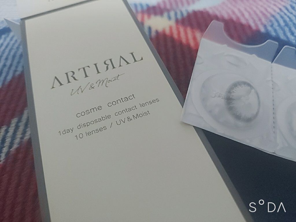 アーティラル UV&モイスト ワンデー/ARTIRAL/ワンデー(1DAY)カラコンを使ったクチコミ(1枚目)