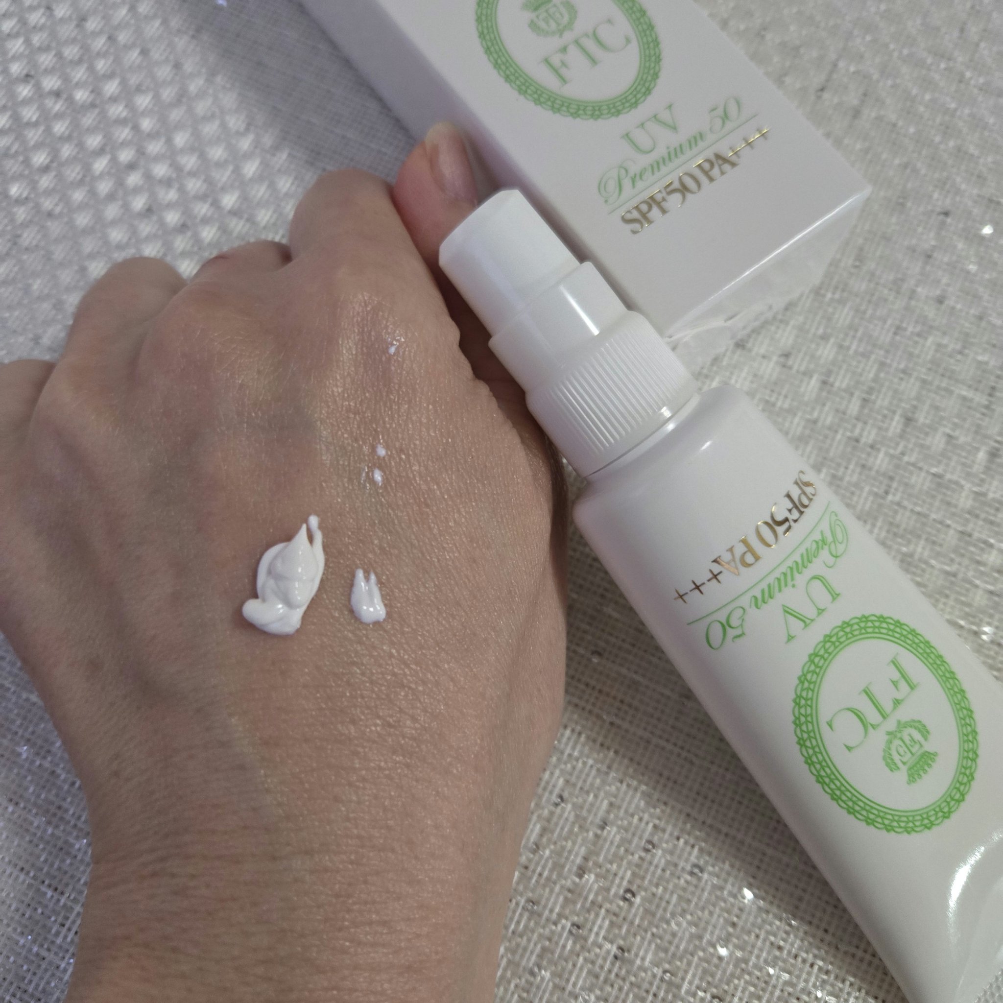 FTC UVパーフェクトクリームプレミアム50/FTC/化粧下地を使ったクチコミ（2枚目）