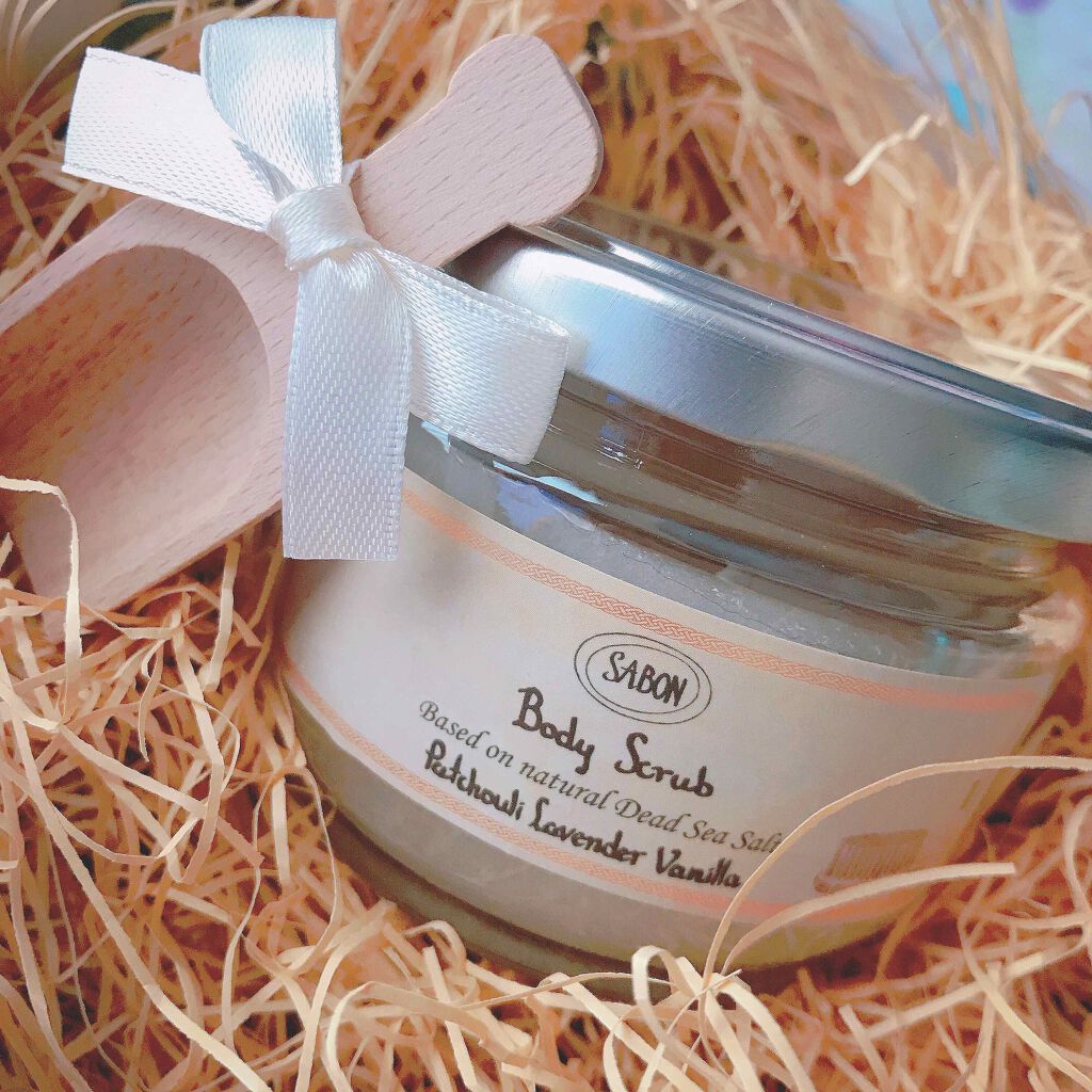 ボディスクラブ パチュリ・ラベンダー・バニラ 600g/SABON/ボディスクラブを使ったクチコミ（1枚目）