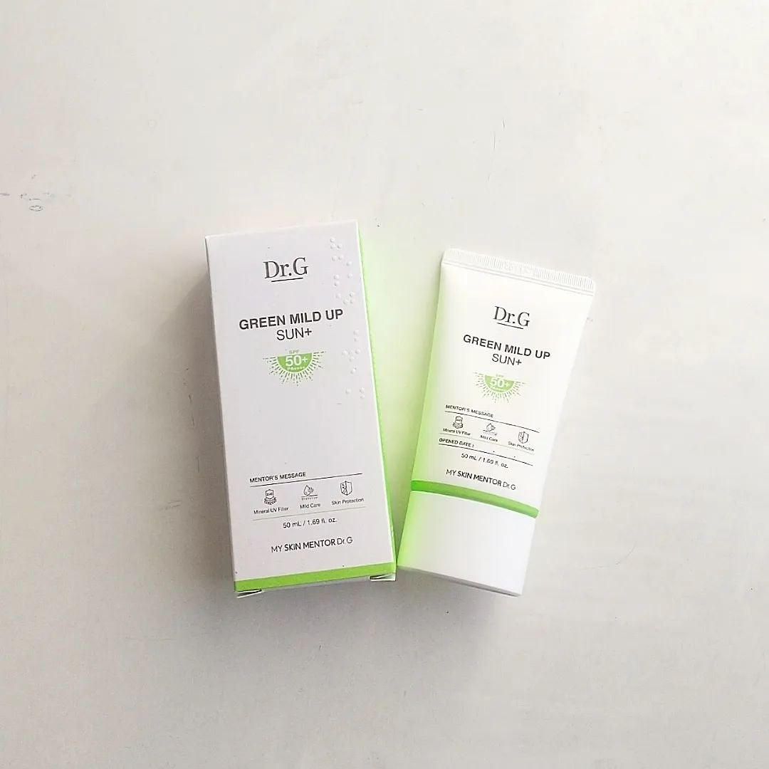 グリーンマイルドアップサンプラス/Dr.G/日焼け止めクリームを使ったクチコミ(5枚目)