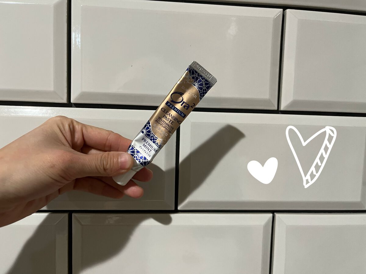 オーラツー プレミアム クレンジングペースト プレミアムミント/オーラツー/歯磨き粉を使ったクチコミ(1枚目)