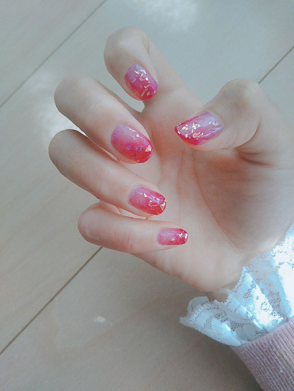 ネイル エナメル/ちふれ/マニキュアを使ったクチコミ（3枚目）