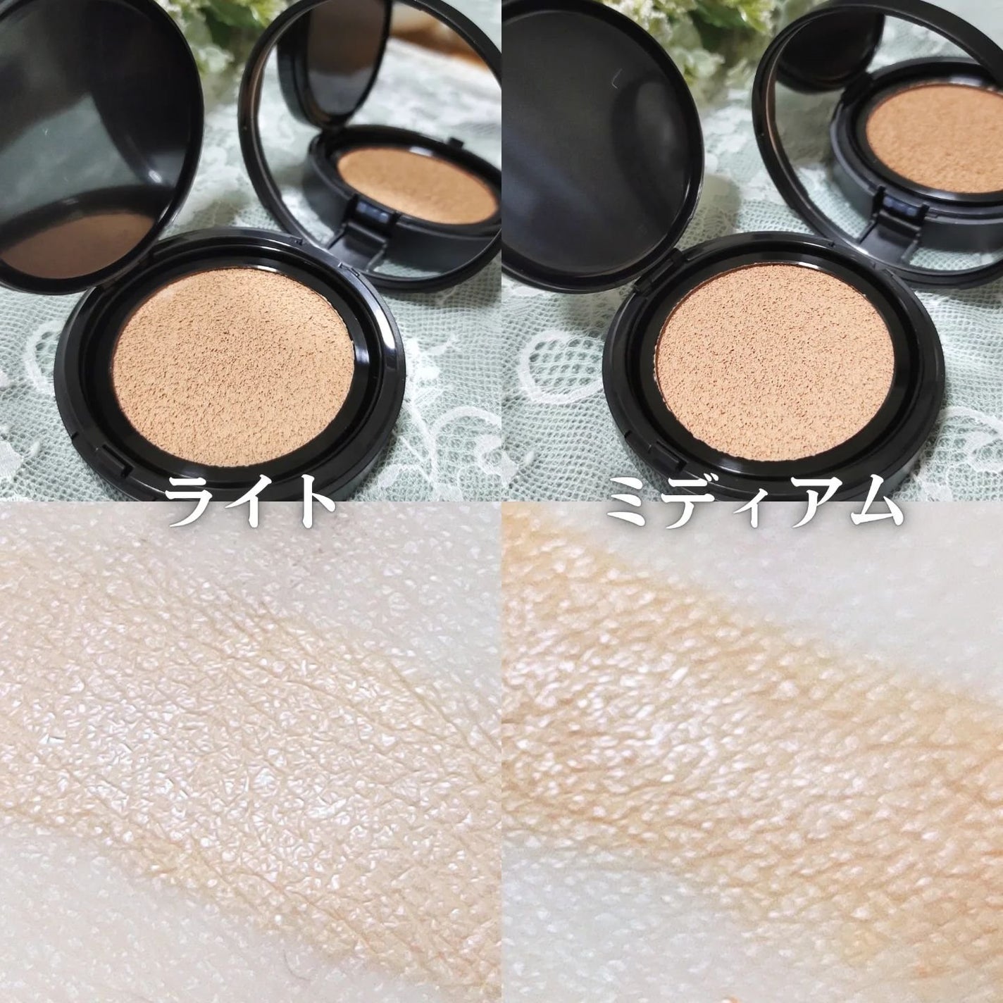 ベルベットジュエルクッション/BIVABOO/クッションファンデーションを使ったクチコミ(4枚目)