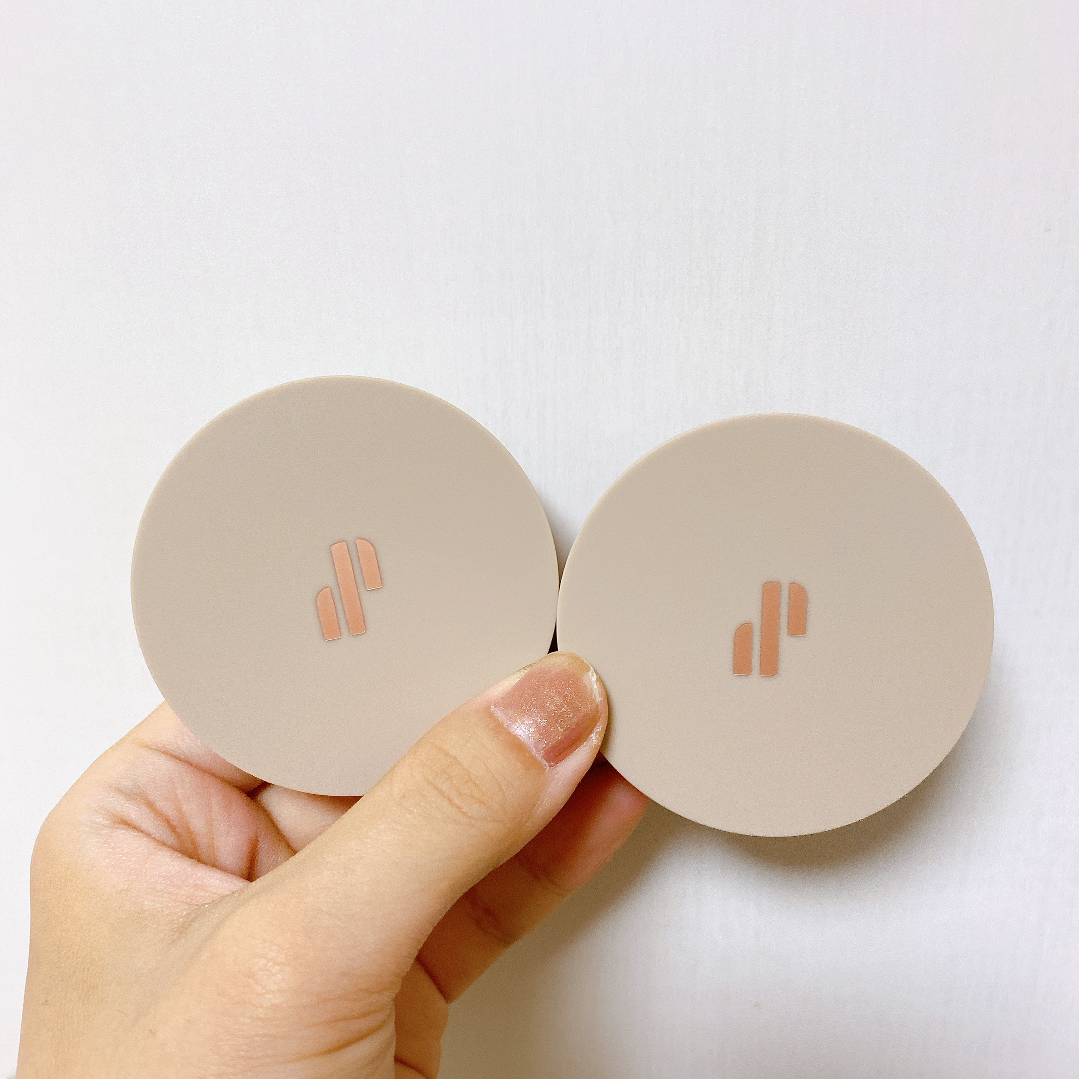 ドットオンムード グロウブラッシュ 01 Rose Plush/Heart Percent/パウダーチークを使ったクチコミ（2枚目）