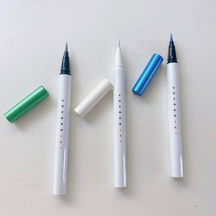 アイデザインライナー WT グロスホワイト/COCOROIKI/リキッドアイライナーを使ったクチコミ(1枚目)