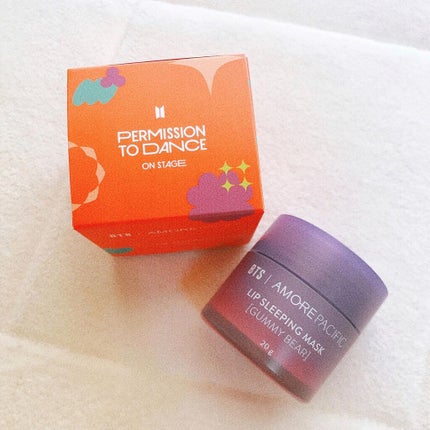 BTS | AMOREPACIFIC リップ スリーピングマスク PURPLE EDITION/LANEIGE/リップケアを使ったクチコミ(2枚目)