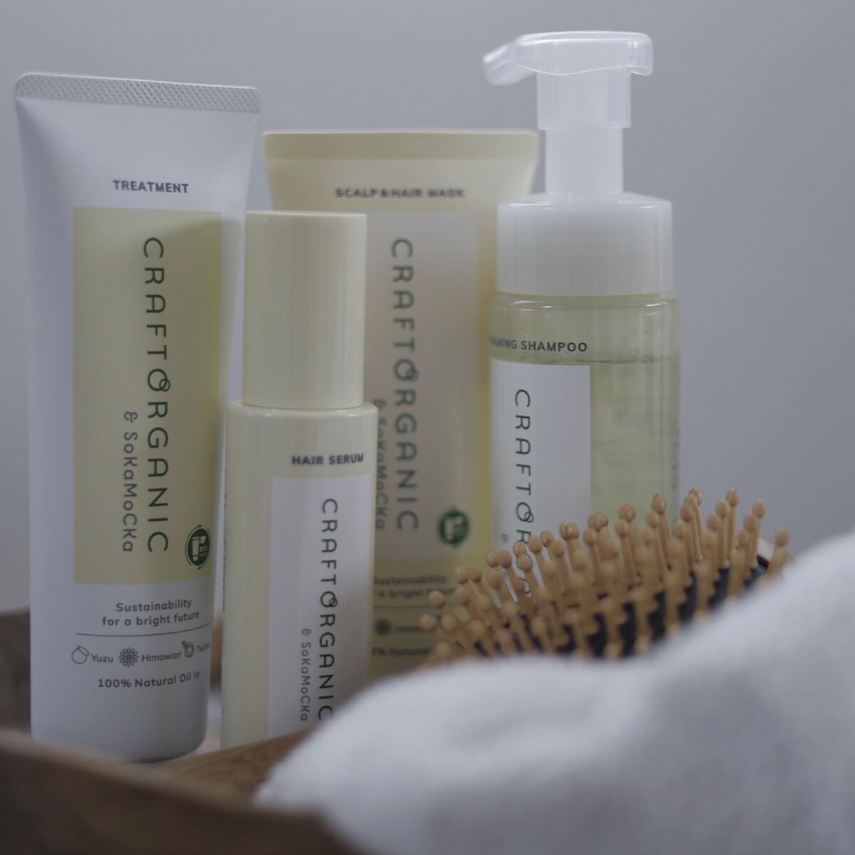 リペアヘアセラム/CRAFT ORGANIC/アウトバストリートメントを使ったクチコミ(1枚目)