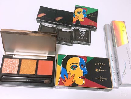 ZEESEA ×PICASSO COLOREYESHADOW/ZEESEA/アイシャドウパレットを使ったクチコミ(1枚目)