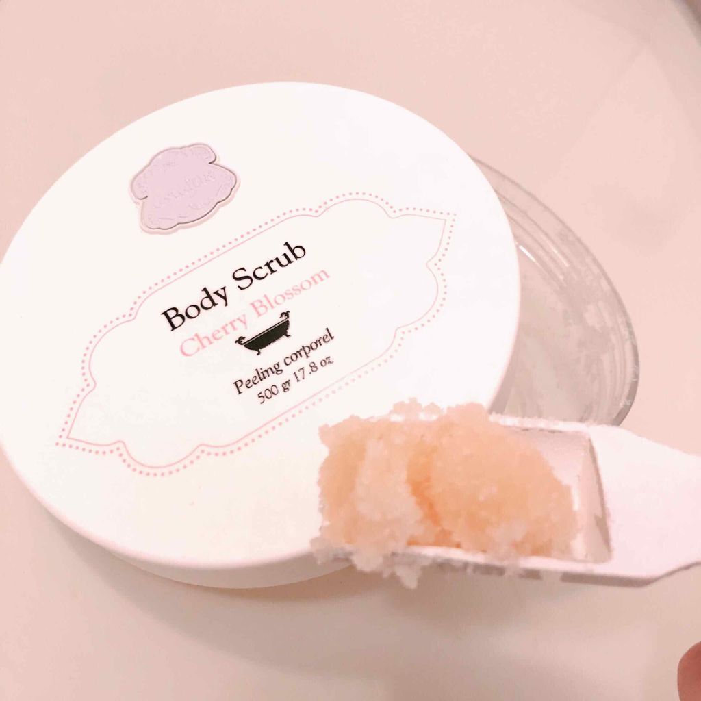ボディスクラブ チェリーブロッサム/Laline/ボディスクラブを使ったクチコミ（1枚目）