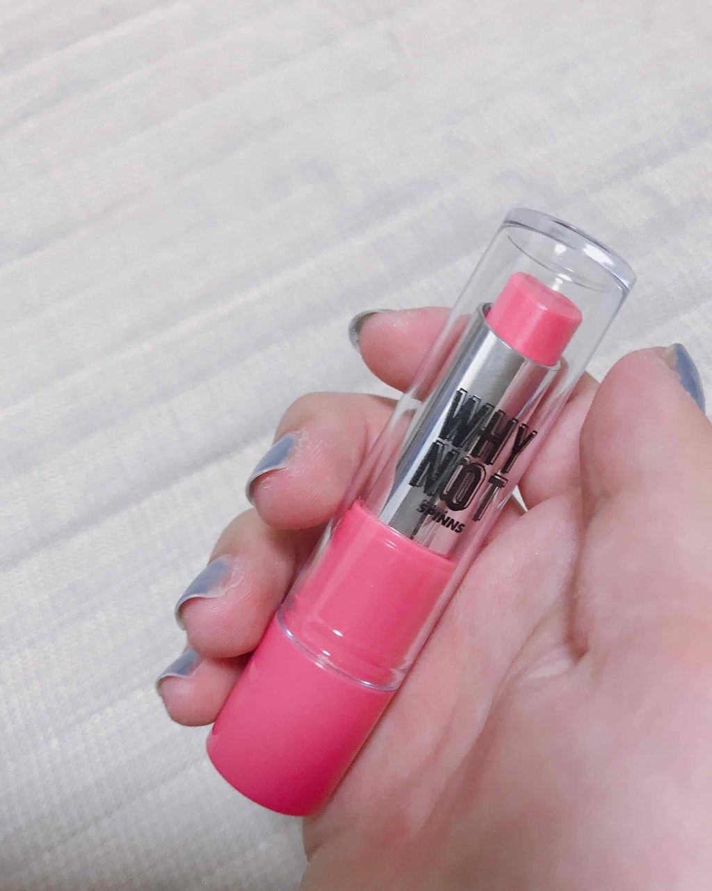 WHY NOT SPINNS リップスティック ピュアピンク/DAISO/口紅を使ったクチコミ（1枚目）