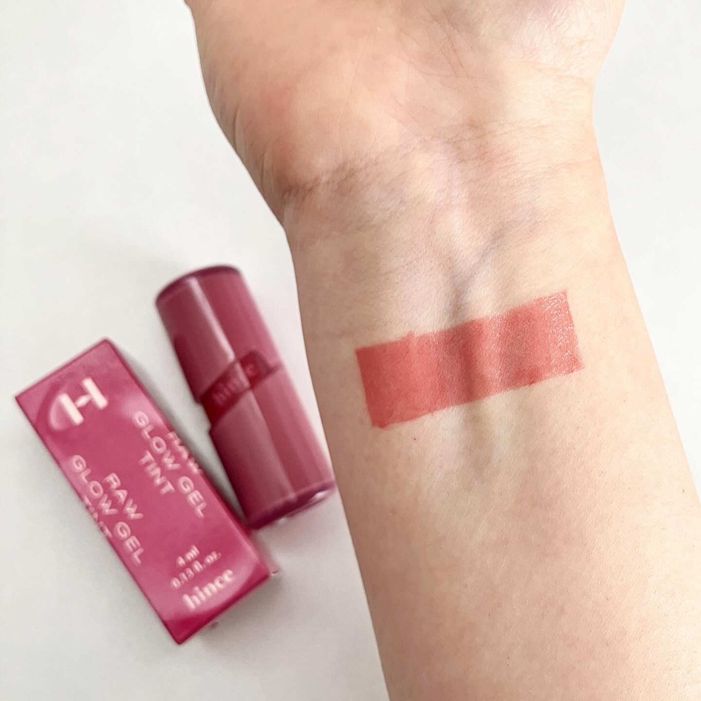 ロウグロウジェルティント/hince/リップティントを使ったクチコミ（2枚目）