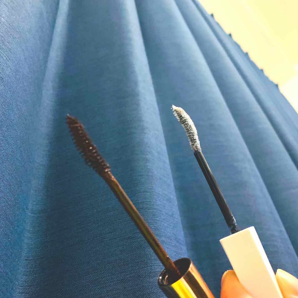 モテマスカラ リペア Br(ブラウン)/UZU BY FLOWFUSHI/マスカラ下地を使ったクチコミ（2枚目）