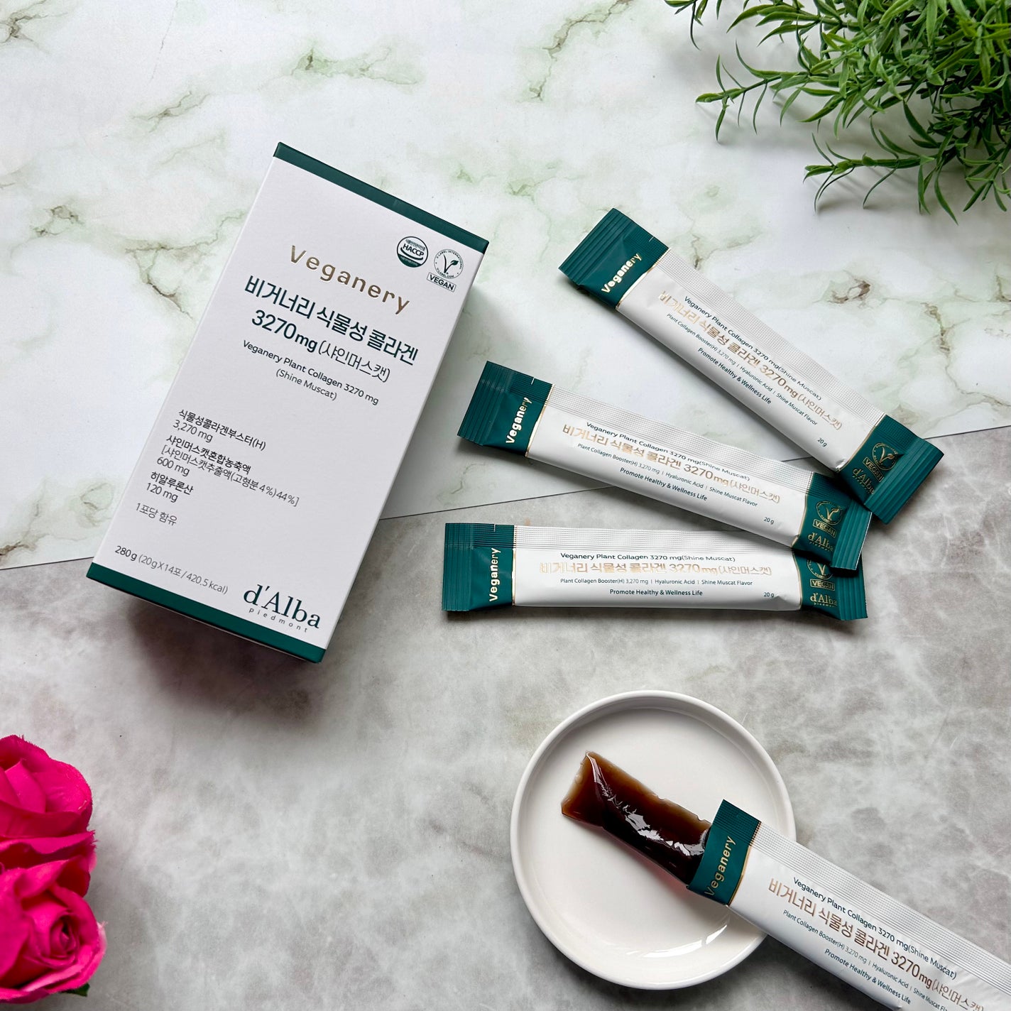 ヴィーガナリー植物性コラーゲン/ダルバ/美容サプリメントを使ったクチコミ(1枚目)