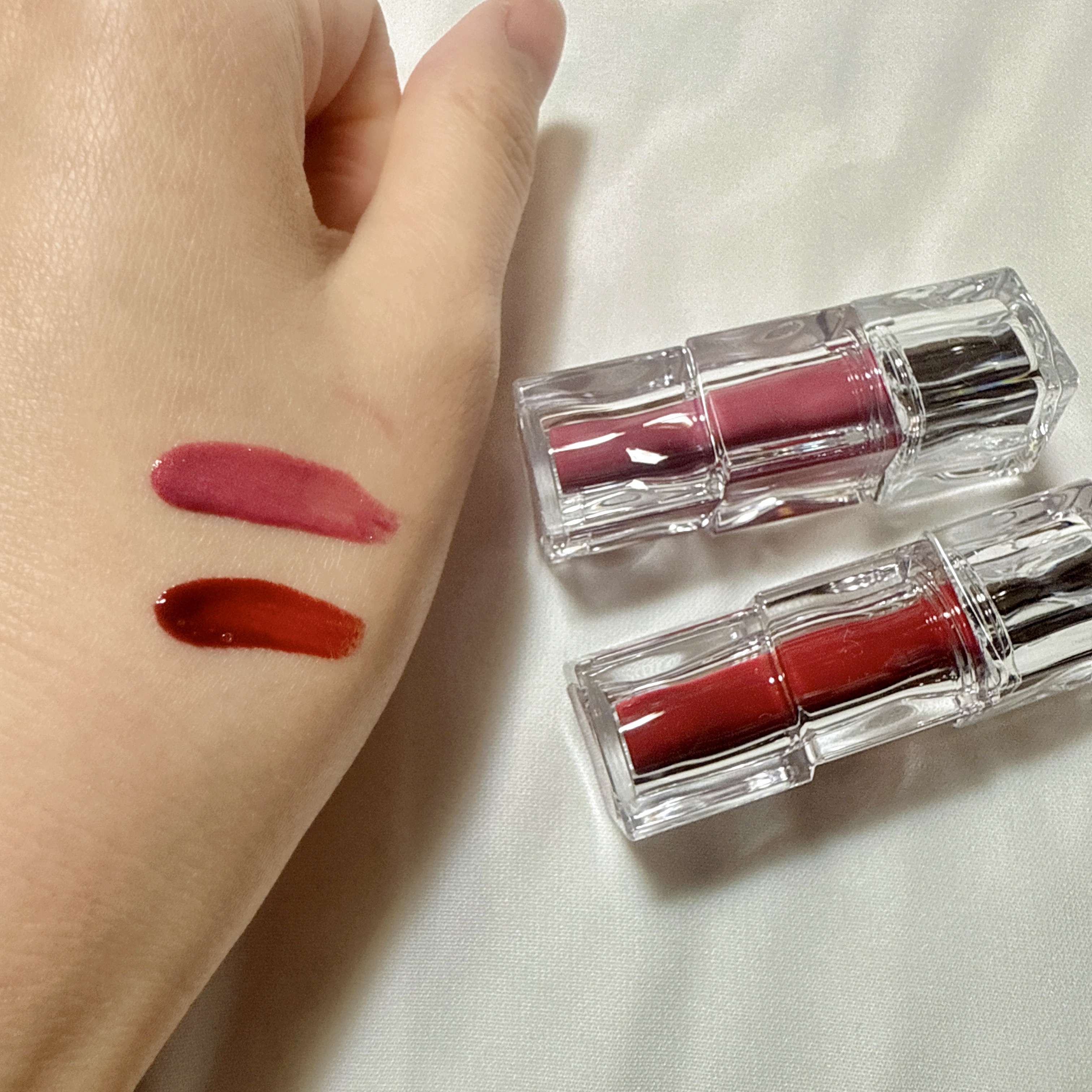 WATERISM GLOW TINT MINI SPECIAL SET PLUM MLBB/TIRTIR(ティルティル)/メイクアップキットを使ったクチコミ（2枚目）