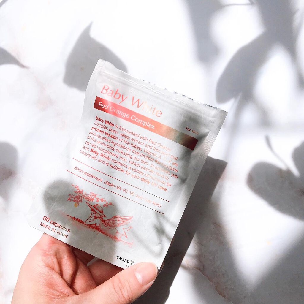 Baby White 60粒/renaTerra/美容サプリメントを使ったクチコミ（3枚目）