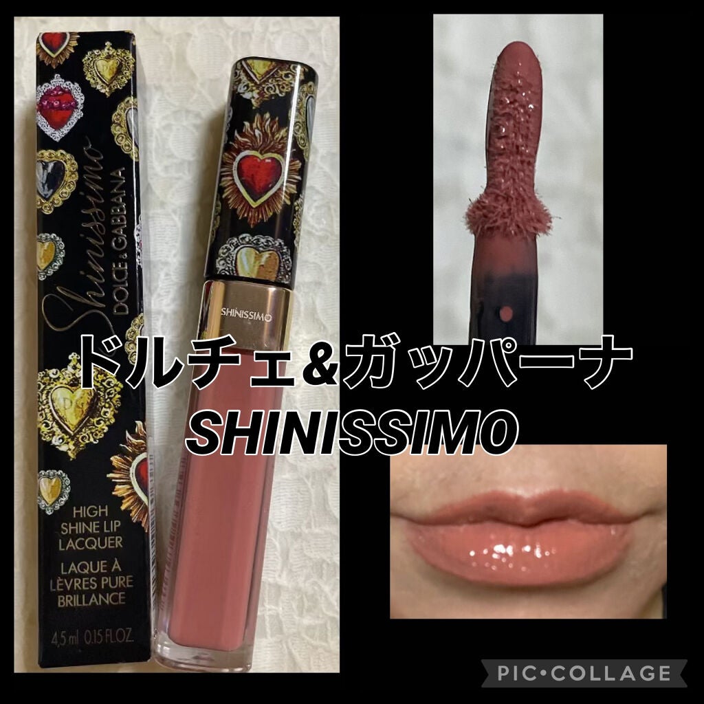 シャイニッシモ ハイシャインリップラッカー/DOLCE&GABBANA BEAUTY/口紅を使ったクチコミ(1枚目)