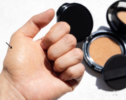 ベルベットジュエルクッション/BIVABOO/クッションファンデーションを使ったクチコミ(4枚目)