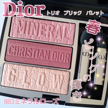 トリオ ブリック パレット/Dior/パウダーアイシャドウを使ったクチコミ（1枚目）