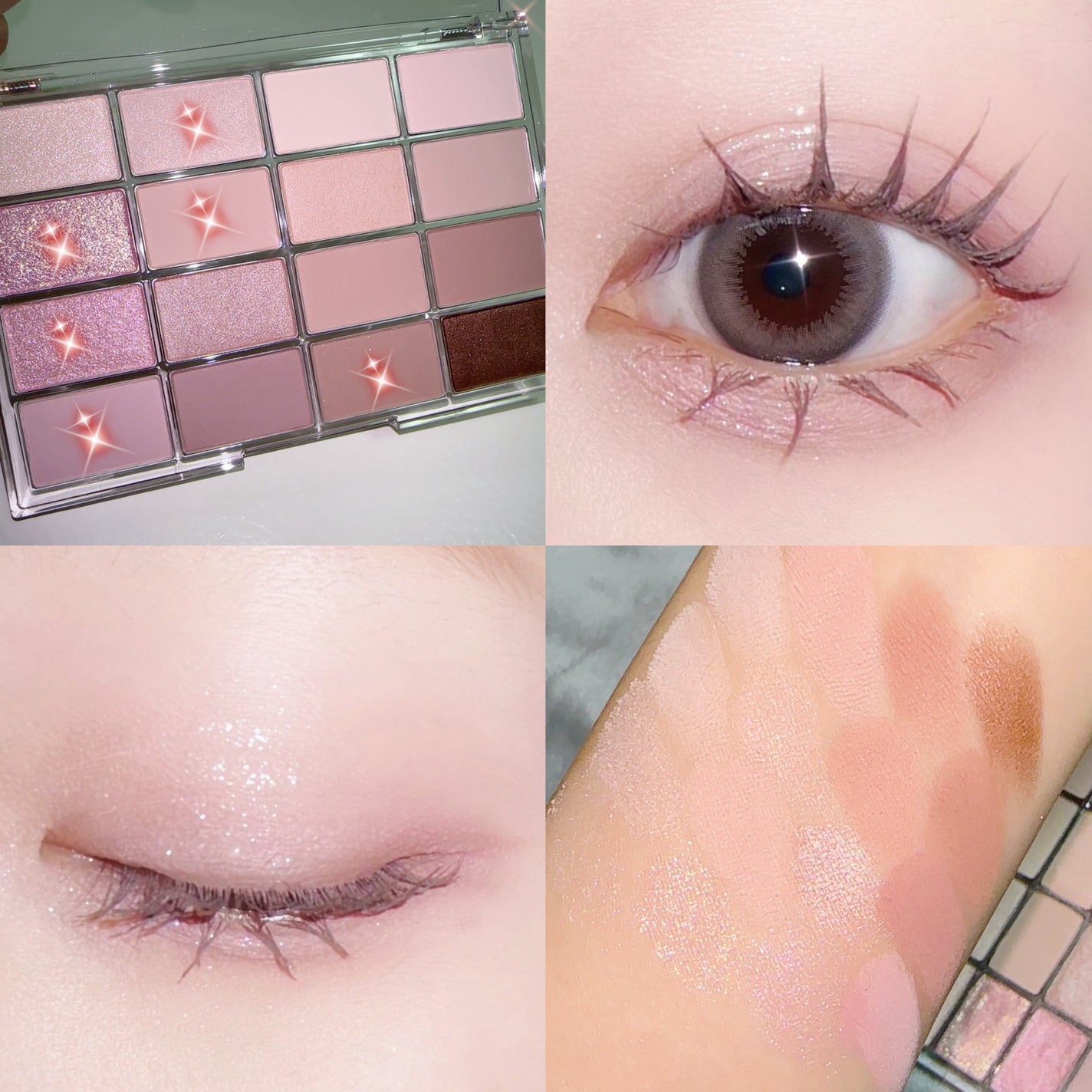 ソフトブラーリングアイパレット/wakemake/アイシャドウパレットを使ったクチコミ(5枚目)