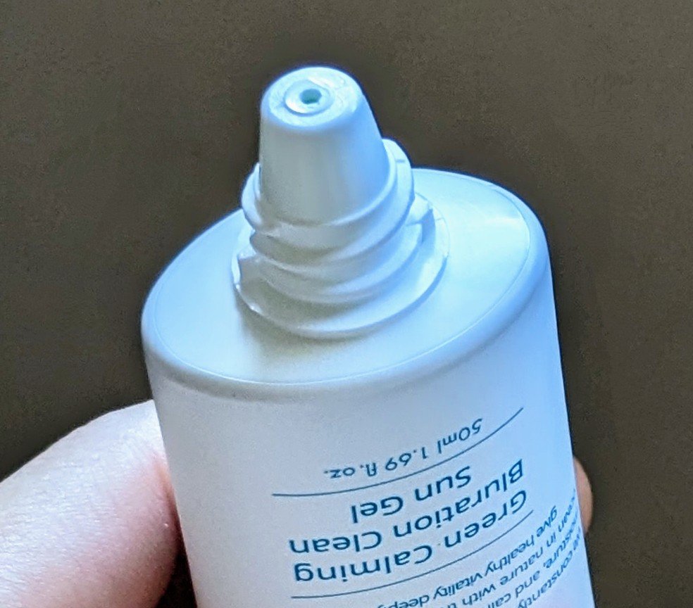 グリーンカーミングブルーレーションクリーンサンジェル/obsero/日焼け止めジェルを使ったクチコミ（2枚目）