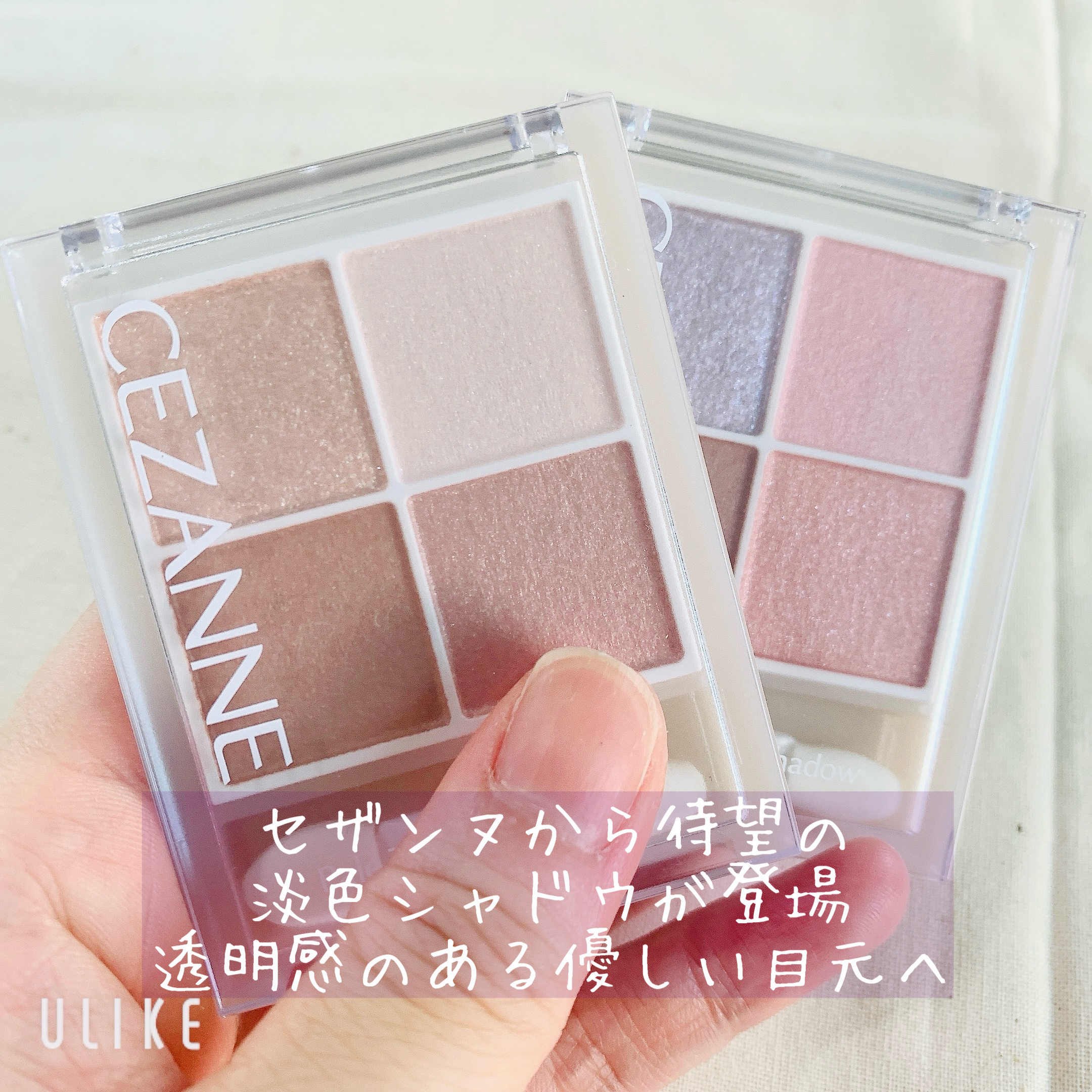 ペールトーンアイシャドウ/CEZANNE/アイシャドウを使ったクチコミ（2枚目）
