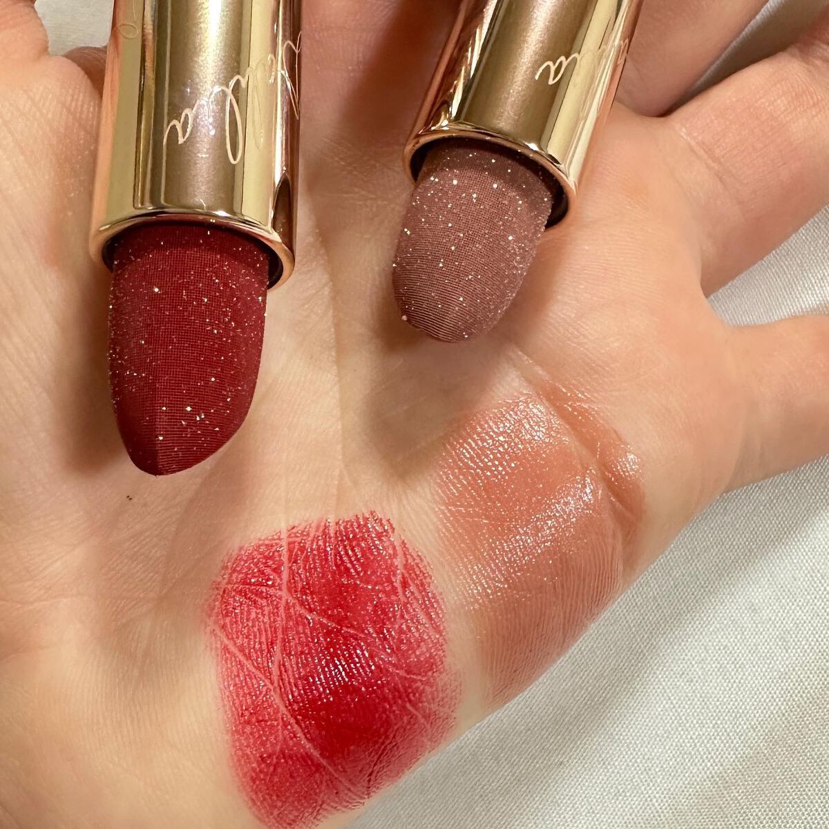 リップパラダイスシアーデューリップスティック/DEAR DAHLIA/口紅を使ったクチコミ(2枚目)