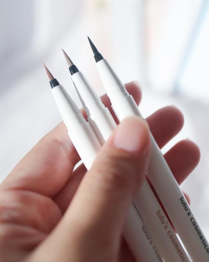 リキッドアイライナー/ルルズコスメティコ/リキッドアイライナーを使ったクチコミ(5枚目)