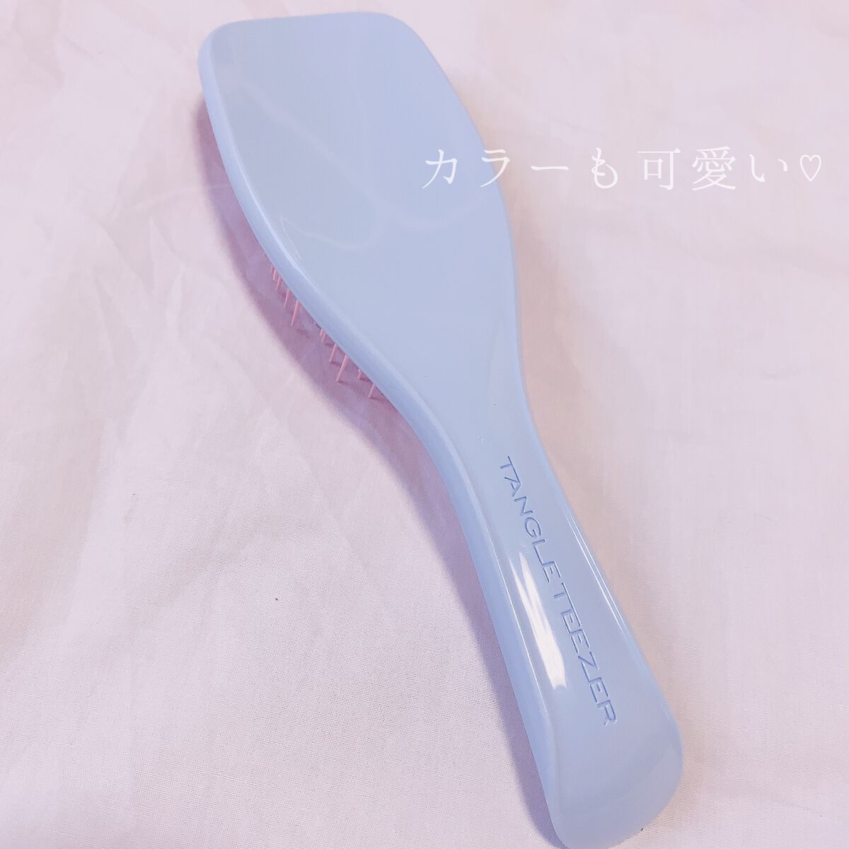 タングルティーザー ザ・アルティメットディタングラー スカイブルーキューピッド/TANGLE TEEZER/ヘアブラシを使ったクチコミ（3枚目）