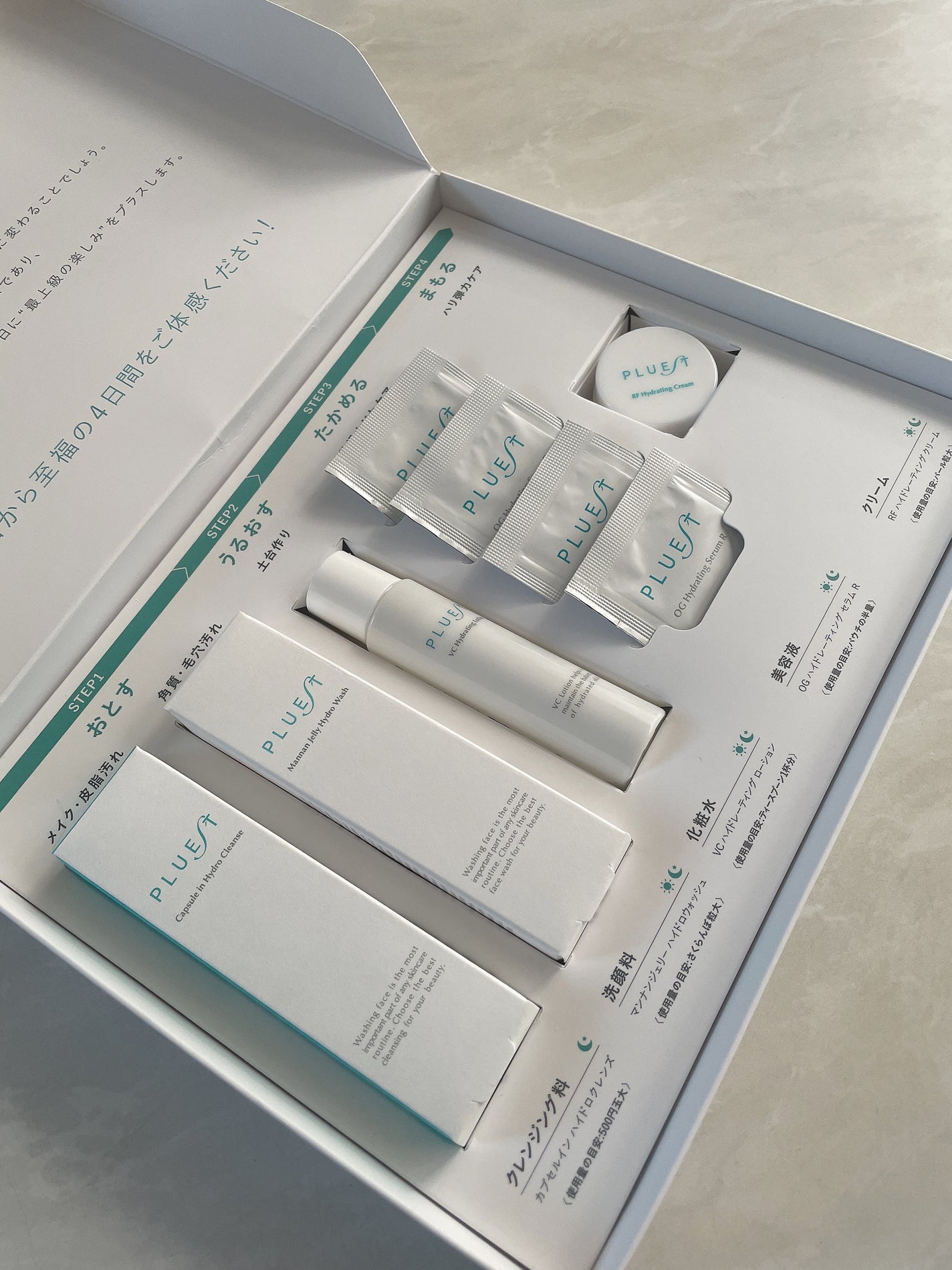 集中トライアル 5点セット/PLUEST/スキンケアキットを使ったクチコミ(1枚目)