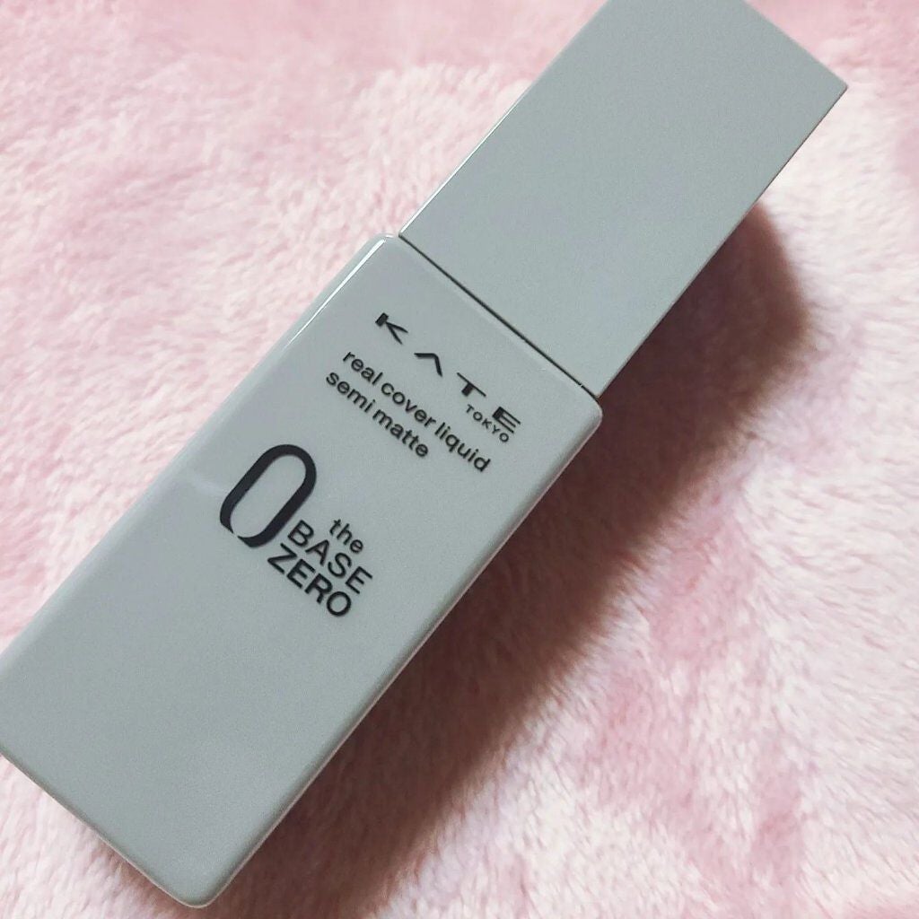 リアルカバーリキッド(セミマット)/KATE/リキッドファンデーションを使ったクチコミ(4枚目)