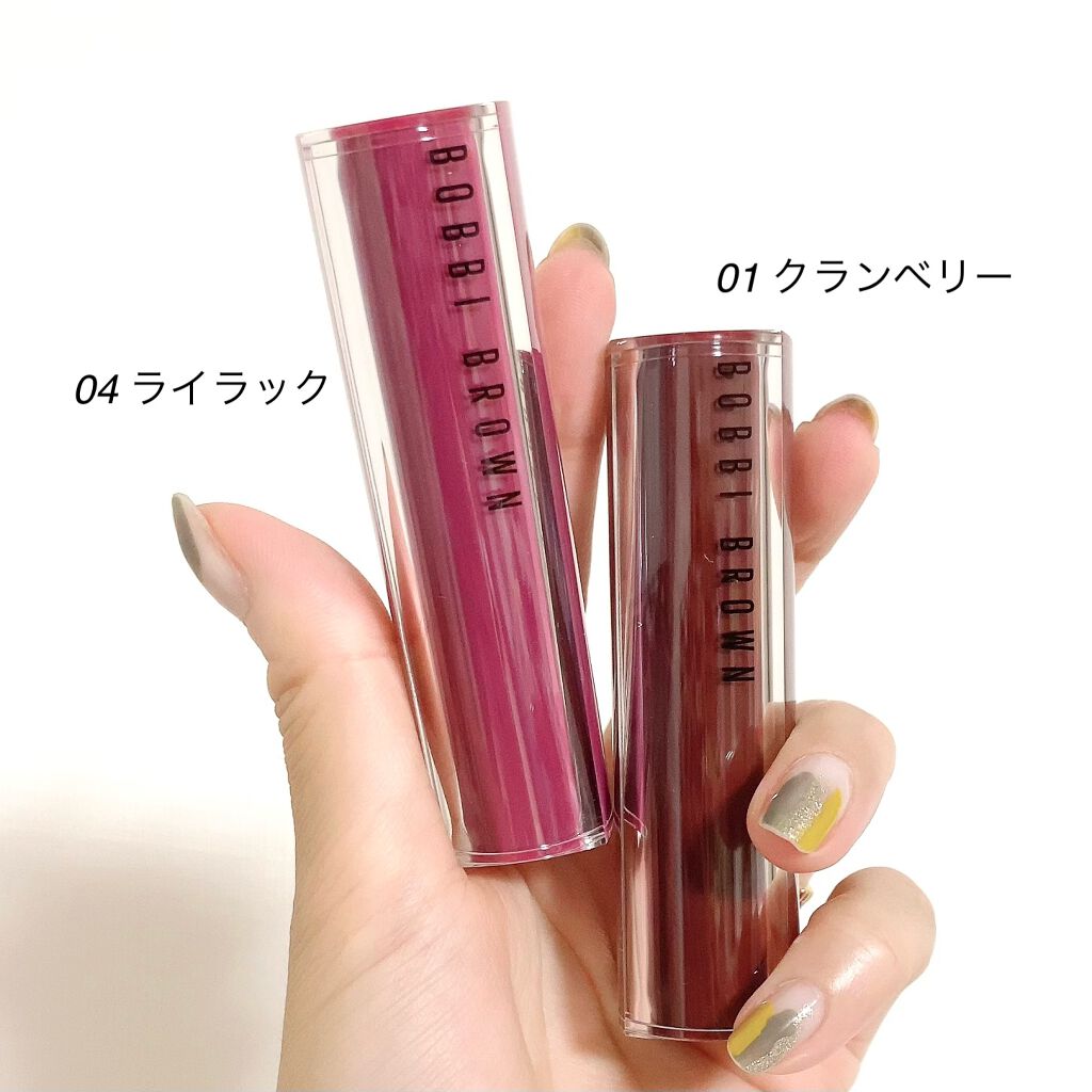クラッシュド シャイン ジェリー スティック/BOBBI BROWN/口紅を使ったクチコミ(2枚目)