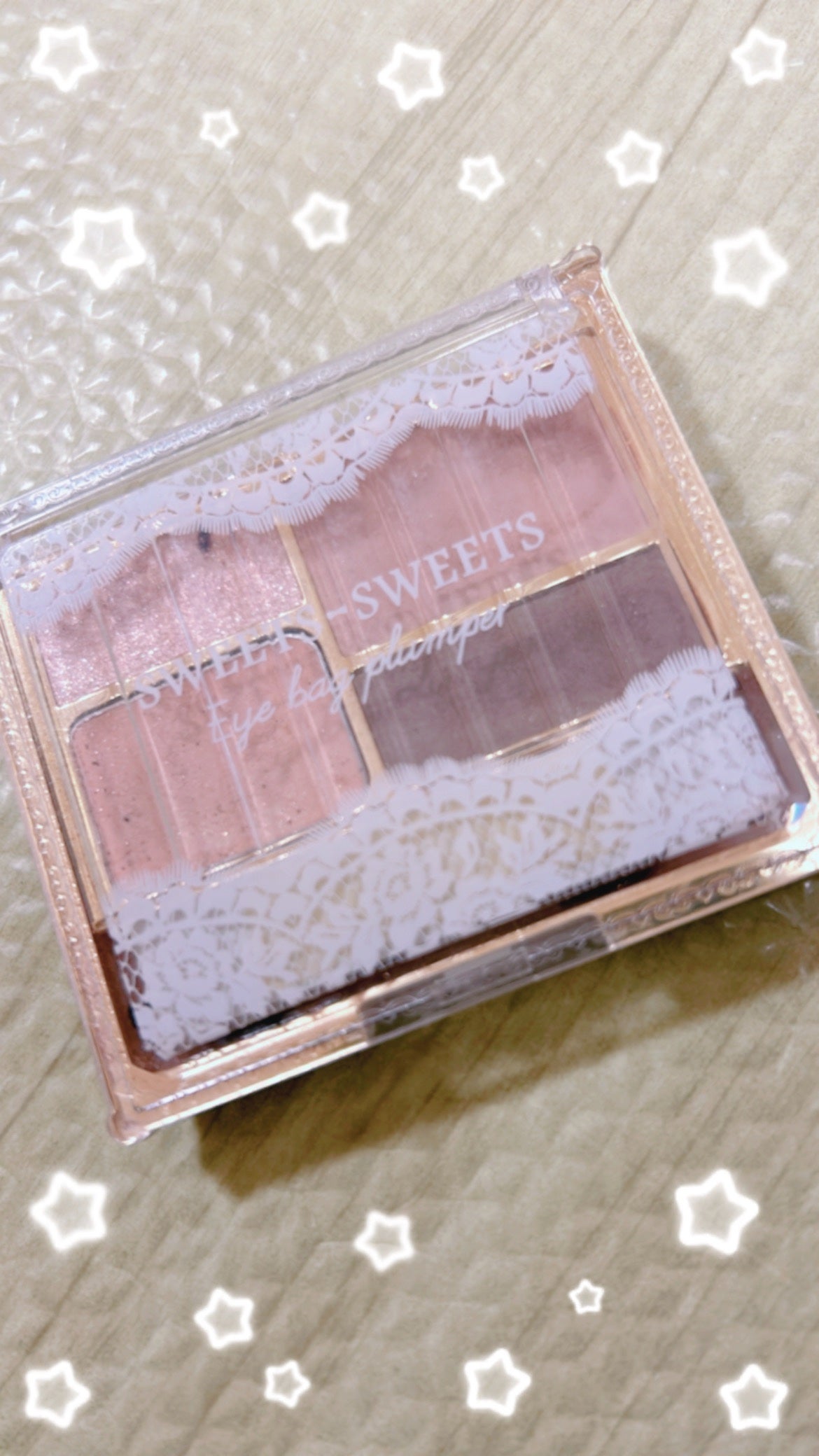 シャイニードルチェシャドウ/スウィーツ スウィーツ/アイシャドウパレットを使ったクチコミ(1枚目)