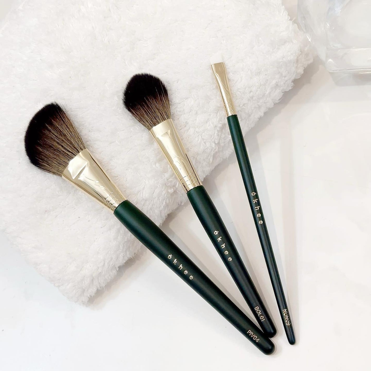 okhee フェイスパウダーブラシ/SOOA DOR/メイクブラシを使ったクチコミ(5枚目)