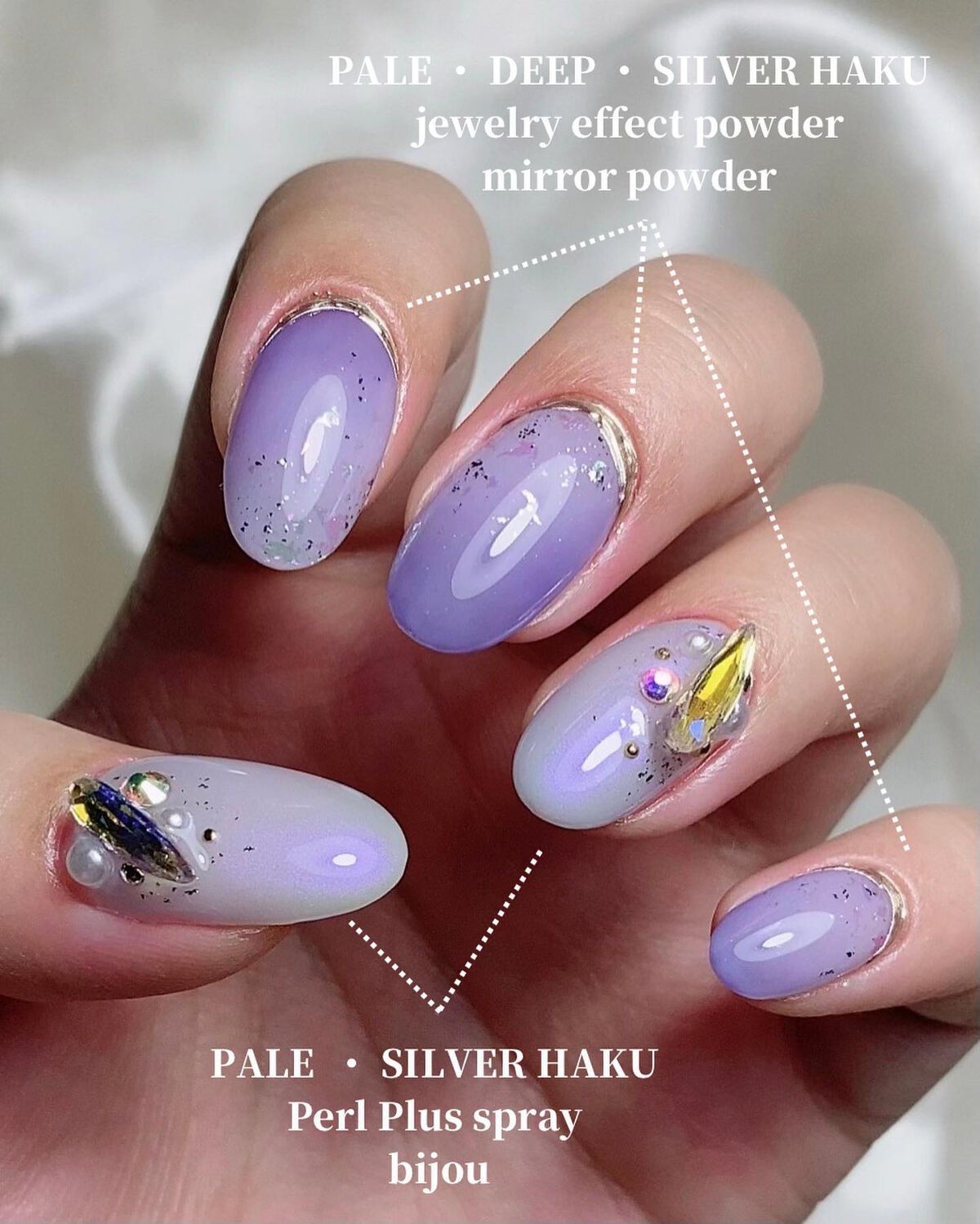 マジックパウダー/プリジェル/ネイルチップ・パーツを使ったクチコミ(4枚目)